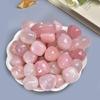 Em estoque Rolling Stone Grindstone Cristal Branco Cristal Rosa Jaspe Vermelho Lápis-Lazúli Bluegrain Obsidiana Dongling Topázio Verde