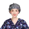 Gorro quirúrgico para mujer, gorro de algodón estampado, gorro para sala de operaciones de doctor, gorro de enfermera, gorro de luna, gorro para casa, gorro de chef tipo cúpula