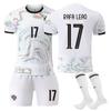 25-26 Portugal Uniforme de Fútbol para Niños Set B Cuota No. 7 Jersey de Ronaldo 21 Uniforme de Entrenamiento Ruota
