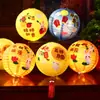 Linterna de Mochila Infantil Festival de Medio Otoño 2025 Nueva Plegable de Papel Luminosa Linterna de Palacio Decoración Festiva Linterna Hecha a Mano DIY