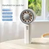 Bolsa de hielo, refrigeración semiconductora, ventilador pequeño, de mano, portátil, pequeño de escritorio, carga USB, turbina, miniventilador