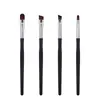 Conjunto Popular de Pincéis para Maquiagem dos Olhos Transfronteiriço com Cintura Fina, Cabo de Borracha, Cerdas de Fibra, Lâmina Angular, Pincel para Sombras para Esfumar e Corrigir