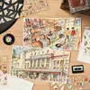 Yuezhen Culturales y Creativos Recuerdos de la Era de la Inocencia Pegatinas de Paisaje Pegatinas Transfronterizas Pegatinas para Niños Pegatinas para Diario DIY