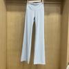 Roupas Femininas Japonesas 2025 Primavera e Verão Novas Calças Legging Flare de Malha de Alta Elasticidade Proteção Solar Anti-UV 476115