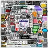 70 Peças/Conjunto Adesivos Série Meme Programador Personalidade Retrô Graffiti DIY Skate Computador Adesivos à Prova d'Água Atacado