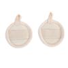 Toalla de limpieza facial de lino de punto de fábrica, algodón suave y lino absorbente, desmaquillante, toallitas limpiadoras, toalla, paño de limpieza facial