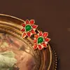Pendientes Franceses Estilo Palacio Vintage de Qingdao, Diseño Artístico de Nicho, Pendientes Retro, Exquisitos Accesorios para Orejas Modernos y Únicos para Mujeres