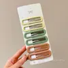 Pinza para el pelo de estilo coreano con flequillo simple de pico de pato, pasador lindo con forma de fruta para la frente, accesorio para el cabello fresco de verano para mujer