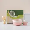Tazón de Cerámica con Patrón de Sésamo para Matcha, Juego de Té Matcha, Paño de Té, Batidor de Bambú para Matcha, Utensilios de Té de la Dinastía Song, Amazon Transfronterizo