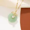 Collar de Acero de Titanio Floral Estilo Coreano Femenino Joker Exquisita Cadena para Clavícula Venta Directa de Fábrica Tendencia Caliente en TikTok Live En stock