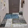 Tapete de Entrada de Porta de Casa de Luxo Leve, Tapete de Porta de Entrada, Tapete de Chão de Veludo Cristal, Antiderrapante, Absorvente de Água, Secagem Rápida para a Porta