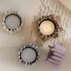 Caixa de Armazenamento de Aglomerado de Cristal de Resina de Papoula DIY Suporte de Vela de Gesso para Aromaterapia Suporte de Vela Display Molde de Silicone