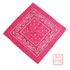 Algodão Puro Poliéster Hip-Hop Esportivo Flor de Caju Fita Quadrada Lenço Masculino e Feminino Máscara de Equitação Lenço Protetor Solar Lenço Triângulo para Pet