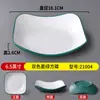 Louça Criativa de Melamina Imitação de Porcelana Pratos Quadrados Arredondados para Fondue, Churrasco, Molhos, Petiscos e Pratos Frios