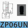 Copo de Sucção a Vácuo SMC Zp02Un Zp06Ugn Zp08Bn Zp06Bgs Manipulador Industrial Bico de Sucção Pneumático