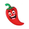 Cuentas de Silicona 3D Dibujos Animados Pepino Pimiento Con Agujeros Cuentas Sueltas Accesorios para Joyería DIY Pulsera Collar Cuentas al Por Mayor