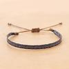Pulsera de Estilo Bohemio con Patrón de Corte Español para Mujer, Joyería Hecha a Mano con Cintas Tejidas de Estilo Étnico Nepalí