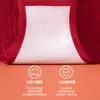 Pantaletas de Algodón Rojas en Forma de V para Maternidad para el Año de Nacimiento, Grado 10A Transpirables Antibacterianas con Refuerzo 100% Algodón Talla Grande