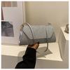 Bolsas para Mujer 2026 Nuevas de Moda Tendencia Estilo Celebridad de Internet Bolso Retro de Hombro Tipo Baguette Elegante Bolso Cuadrado Pequeño con Lentejuelas