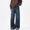 Jeans Retro de Pierna Ancha para Hombre y Mujer, Novedad Primavera/Otoño 2026 Pantalones Rectos Sueltos Adelgazantes de Cintura Alta
