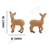 Acessórios de Modelo de Vida Selvagem de Zoológico Paisagem Miniatura Mini Animais Material DIY Cena Encolhida Ornamentos