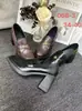 En Stock~ Mocasines de Camelia para Mujer, Zapatos Retro Silenciosos de Tacón Alto, Elegantes Zapatos de Cuero Marrones para Ir al Trabajo con Tacón Grueso