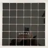 Pacote de Adesivos Decorativos Mosaico de Aço Inoxidável Metal Prata Escovado Superfície Espelhada para Pilares Balcões de Bar Paredes de Fundo de Restaurante