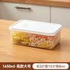 Caja de almacenamiento para mantener la frescura del refrigerador de la cocina, sellada para la preparación de alimentos, caja transparente para mantener la frescura, compartimento de grado alimenticio, congelador de plástico