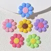 Accesorios Brillantes de Resina de Girasol DIY Charms para Zapatos Ropa Botella de Agua Pasador Gomita para el Cabello Pegatinas Decorativas