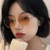 Nuevas gafas de sol de cristal plano anti luz azul para mujer, dulces, de alto valor, transparentes, con cambio de color, gafas para miopía