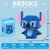 Nuevos Bloques de Construcción de Dibujos Animados Transfronterizos, Bloques de Ensamblaje de Micropartículas, Juguetes para Niños, Juguetes de Caja Sorpresa de Puesto Callejero, Regalos
