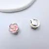 Flor de Zircônia Banhada a Ouro Fivela Magnética Fivela de Acabamento Camélia Artesanal DIY Pulseira com Contas Colar Acessórios de Joias
