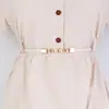 Vestido Cinturón Accesorios Cinturón Mujer Nuevo Hebilla de Bloqueo Desmontable Decorativo Falda Traje Abrigo Ceñido Sin Perforación