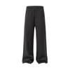 Pantalones de Chándal Versátiles Rentables sin Costuras con Forro Polar, Pantalones Casuales Engrosados, Pantalones Rectos de Corte Holgado para Hombres y Mujeres, Otoño e Invierno
