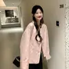 Moda Nova Primavera e Outono 2025 Redutora de Idade Versátil Melhoradora de Qualidade Jacquard Novo Estilo Chinês Jaqueta de Botão Tendência Top Feminino
