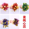 Pulseira Fita Dança Jardim de Infância Flor de Pulso Dia das Crianças Apresentação Flor de Lantejoula Reunião Esportiva Adereços Sino