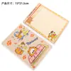 Garfield Gato Amarillo Pequeño Bloc de Notas de Clipboard A5 Desprendible, Cuaderno de Páginas de Color de Alta Estética, Cuaderno Rayado para Mensajes de Estudio Engrosado de 100g