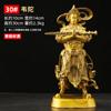 Cobre Weituo Galan Protector del Dharma Estatua de Buda Wei Tuo Guan Gong Galan Bodhisattva Dios Protector Izquierdo y Derecho del Dharma Decoración de Bronce Dorado Sala de Estar