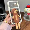 Uma coleção de animaizinhos divertidos e fofos, suporte dobrável adequado para capa de celular Apple 17ProMax, novo modelo para iPhone 18