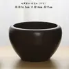 Tigela Grande de Argila Roxa para Lavar Chá para Uso Doméstico, Recipiente para Resíduos de Chá, Acessórios para Conjunto de Chá, Recipiente Vintage para Lavar Xícaras de Chá, Pequena Bacia de Água, Bacia para Lavar Pincéis