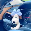 Para-lama de Carro Acessórios Internos de Carro Enfeites de Boneco Piloto Presente Conjunto de Pisca-alerta e Limpador de Para-brisa Alavanca de Câmbio