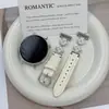 Pulseira Adequada para Pulseira Huawei Band Gt7, Padrão Lichia de Trevo de Quatro Folhas, Pulseira de Pulso Feminina Estilo Ins de Luxo Leve Watch6