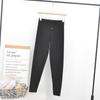 Calça legging masculina sem costura dupla face de veludo quente para o inverno 2024, nova, veludo alemão, tamanho plus, calça de outono, cor sólida, plus