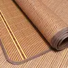Atacado de Fábrica Tapete de Bambu Carbonizado Dupla Face Tapete de Resfriamento para Dormitório de Funcionários e Estudantes Cama de Solteiro Cama Elástica Tapete de Resfriamento Tecido de Bambu e Rattan