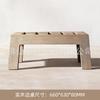 Sofá de Teak para Pátio Externo Nórdico Balcão Mobiliário de Jardim para Vila Externa Sofá Cadeira de Madeira Maciça para Lazer ao Ar Livre