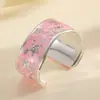 Nueva Moda Pulsera de Hoja de Metal Diseño de Nicho Espiga Oreja de Trigo Árbol Hoja Brazalete Abierto Fabricante Mayorista Transfronterizo Joyería