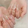 Pila de cristales de hielo de verano, joyería de diamantes, color transparente, azúcar, ángulo recto, huevo de paloma, taladro de uñas, pila de rosas, bola de diamante, producto terminado