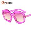 Nuevas gafas de sol irregulares en forma de T, color para hombres y mujeres, INS, personalizadas, de moda, retro, modernas, gafas de sol 9096
