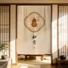 Nueva Cortina de Puerta de Calabaza Feng Shui Estilo Chino Cortina Bloqueadora de Tela Cortina para Puerta de Entrada Puerta Opuesta Cortina Divisoria para Dormitorio Baño Inodoro