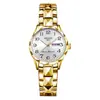 Reloj Digital Popular para Dropshipping para Mujeres de Mediana Edad y Mayores, Reloj Sencillo para Dama con Correa de Acero, Calendario, Reloj de Cuarzo Resistente al Agua